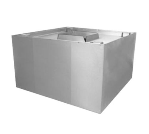 Advance Tabco CH-4242 - Condensate Hood, 20.50"H, 42"L, 42"D, stainless steel, inside bottom gutter with a 3/8" drain at