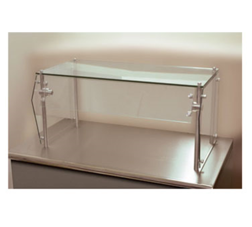 Advance Tabco GSG-12-96 - Sleek Shield™ Food Shield, self service with adjustable front glass, 96