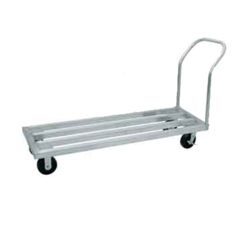 Advance Tabco DUN-2060C-X - Special Value Dunnage Rack, mobile, square bar, one tier, 60"W x 20"D x 9-1/4"H, aluminum finish