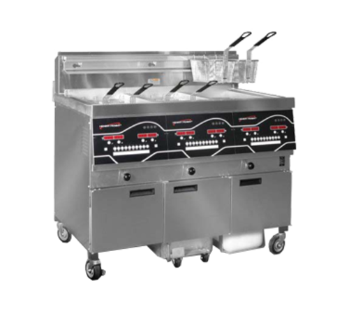 Henny Penny EEG243.0 - Evolution Elite® Open Fryer, gas, (3) wells, 30 lb. capacity per full vat, Oil Guardian™ automatic