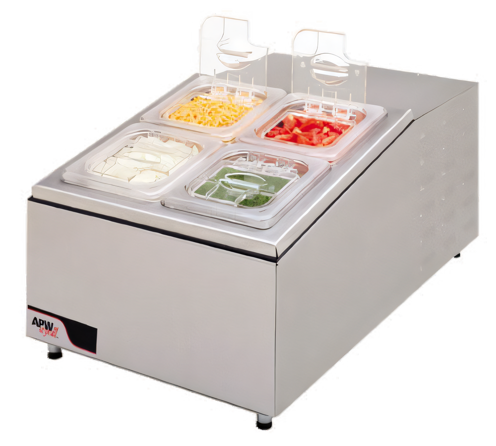 APW Wyott RTR-4 Refrigerated Prep Tables