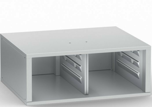 RATIONAL 60.74.865 - Storage Cabinet for Base, open front, (2) compartments, for storing GN accessories, for iVario L