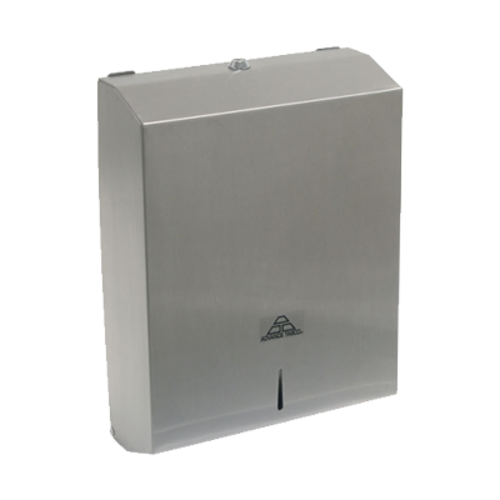 Advance Tabco 7-PS-35 - Paper Towel Dispenser, wall mounted, locking, 11"W x 4"D x 15"H, for use with "C" fold towels,