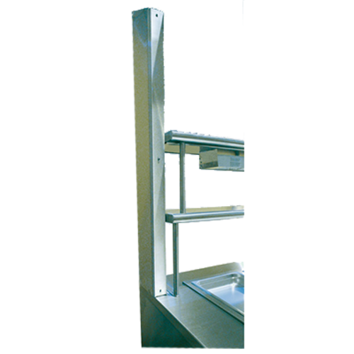 Advance Tabco UCC-1 - Wire Chase, run from table mounted overshelf to ceiling or top of table to ceiling, removable