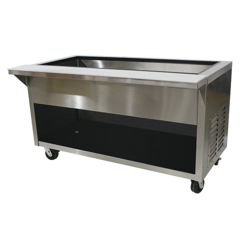 Advance Tabco HDCPU-5-BS - Heavy Duty Ice Cooled Serving Counter, 77-3/4