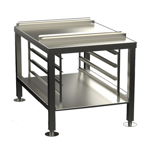 Alto-Shaam 5033304 - Stand, with seismic feet, Lower Shelf, Side Racks, CMC, Overall Dimensions: 24-3/4
