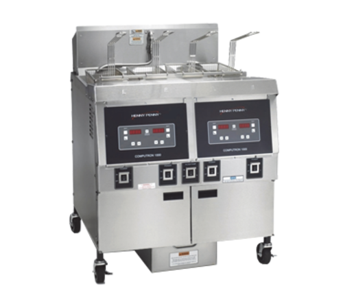Henny Penny OFE322.0 - OFE-322 Open Fryer, electric, 2 wells, (2) full wells, 65 pound fat and 12.5 pound food capacity