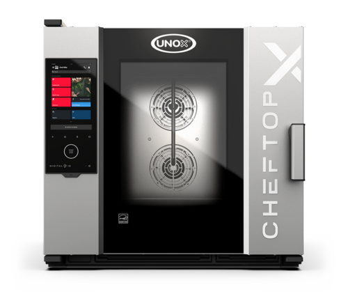 UNOX XADA-06FS-GXRS - CHEFTOP-X™ Full Size Combi Oven, Natural/Liquid Propane Gas, right-to-left door opening (hinged