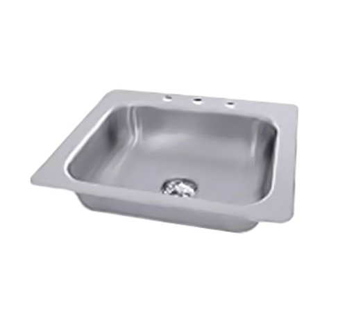 Advance Tabco SS-1-2321-12 - Smart Series™ Drop-In Sink, 1-compartment, self-rim design, 20