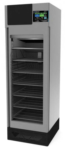 Omcan 49002 28.7 Inch Fish Curing Cabinet Free-standing Stainless Steel