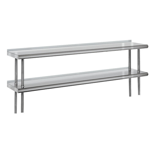 Advance Tabco ODS-15-132R - Overshelf, table mounted, double, 132