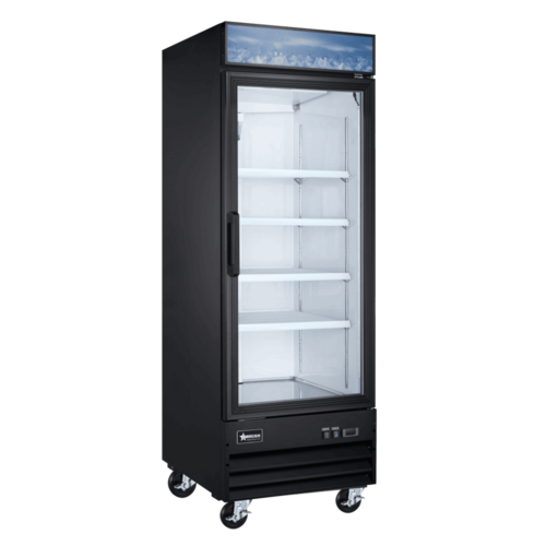 Omcan 51030 31 Inch 23.0 cu ft self-contained freezer reach-in display