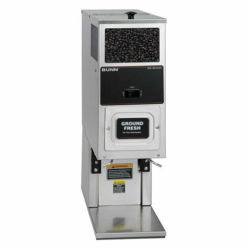 BUNN 05800.0003 - 05800.0003 G9T HD Coffee Grinder, portion control, single 9 lb hopper, stainless decor, accepts