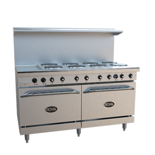Royal Range RRE-8GT12-CC Restaurant Range, Electric, 60