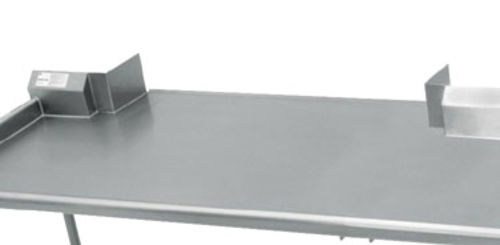 Advance Tabco TA-1 - Modify pass-thru shelf to accommodate roll-down door