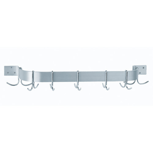 Advance Tabco SW1-60-EC-X - Special Value Pot Rack, wall-mounted, single bar design, 60