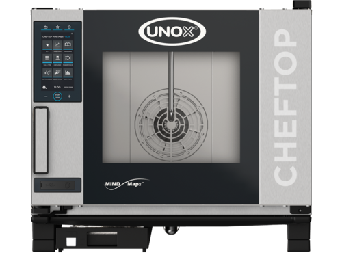 UNOX XAVC-0511-EPLM - 
ChefTop MIND.Maps™ Plus Combi Oven/Steam Oven is an electric countertop oven that combines heat,
