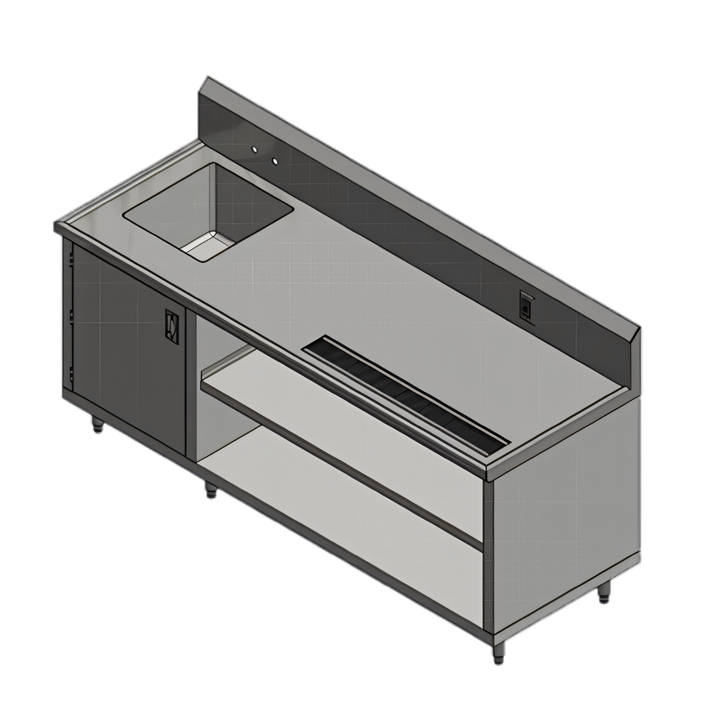 John Boos 4CB4R10-30144-L Bar Equipment