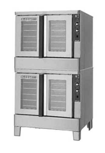 Blodgett ZEPH-200-E DBL - Zephaire Convection Oven, electric, double-deck, bakery depth, capacity (5) 18" x 26" pans per