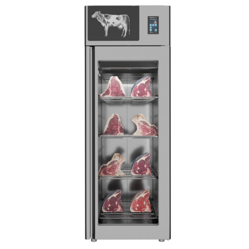 Omcan 48037 28 Inch Stagionello Dry Age Cabinet with Humidity Management