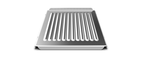 UNOX TG143 - SPEED.Plate RIBBED - Ribbed aluminium tray. Used with SPEED.Compact™.