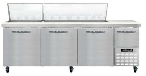 Continental Refrigerator RA93N30M-D Refrigerated Prep Tables