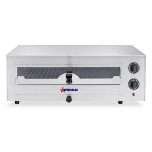 Omcan 44309 - (CE-CN-0016G) Pizza Oven, countertop, electric, single chamber, 15" dia. pizza capacity, top &
