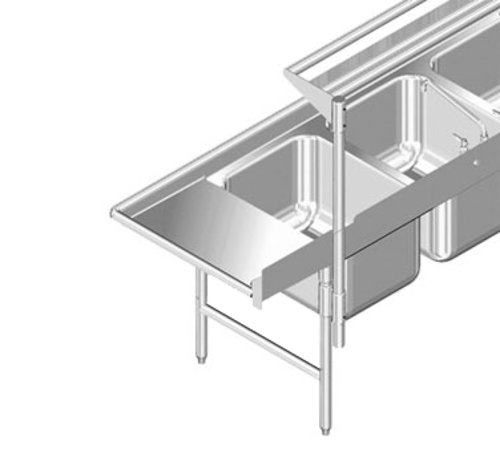 Advance Tabco K-498 - Tubular Overshelf, 12