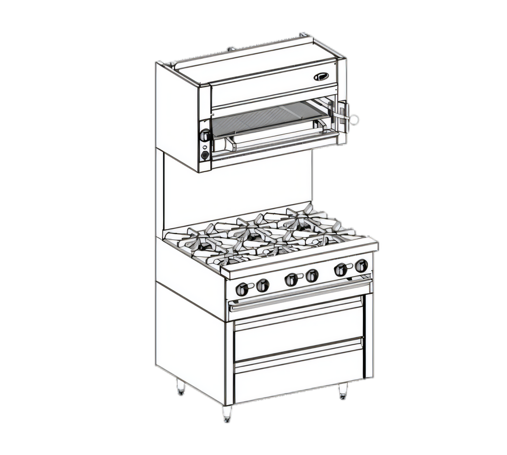 Jade Range JRLH-02R-B-36 Bistro Undercounter & Worktop Refrigeration