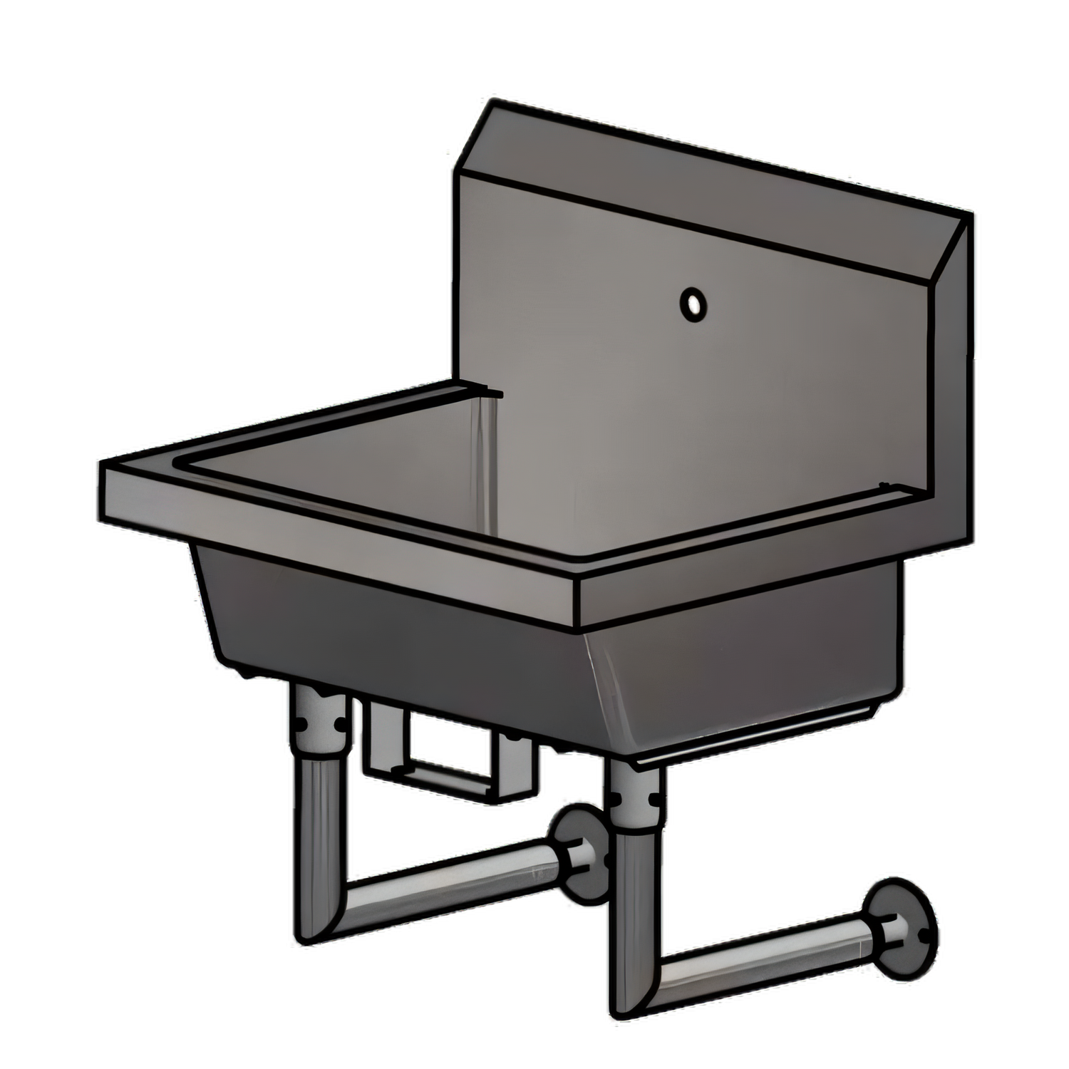 BK Resources MSHS-24W1B Hand Sinks