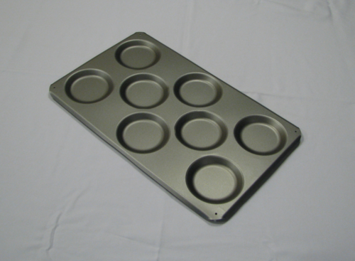 Henny Penny MM202375 - Pan, 1/1GN, 8 short cups, 1/1GN, CWPLUS, coated aluminum