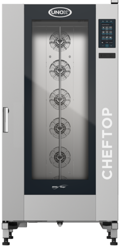 UNOX XAVL-2021-DPLS - ChefTop MIND.Maps™ Plus Combi Oven/Steam Oven is an electric roll-in oven that combines heat, hot