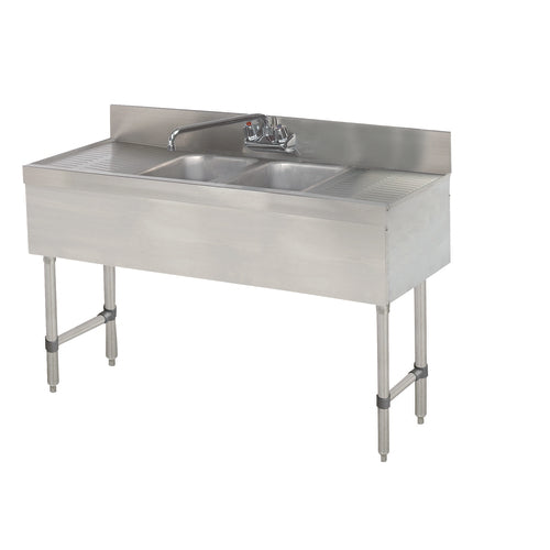 Advance Tabco SLB-42C - Special Value Sink Unit, 2-compartment, 48