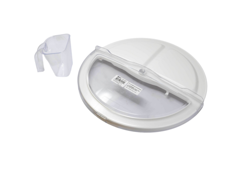 Omcan 80579 - (80579) Rotating Lid, for 10 gallon capacity food storage container #80582, round, includes 20 oz