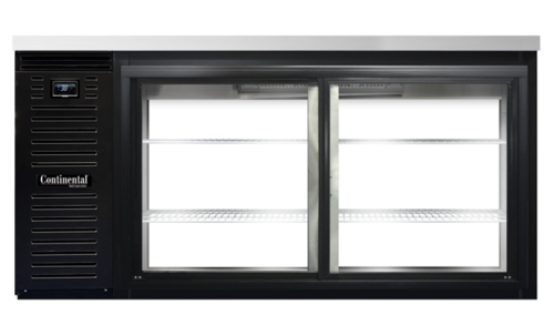 Continental Refrigerator BB69NSGDPT - Back Bar Cooler, pass-thru, 69
