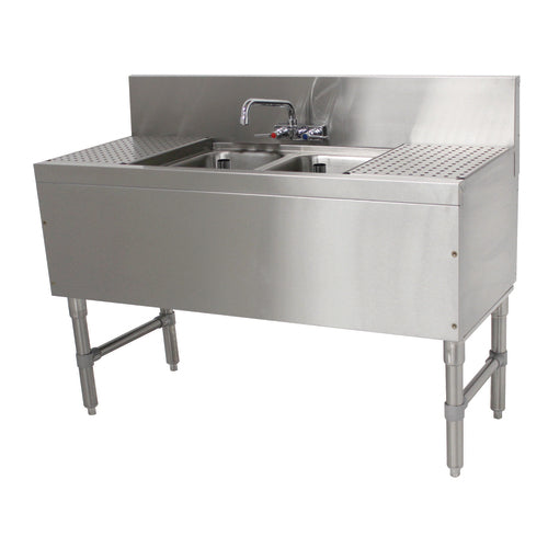 Advance Tabco PRB-19-42C - Prestige Underbar Sink Unit, 2-compartment, 48