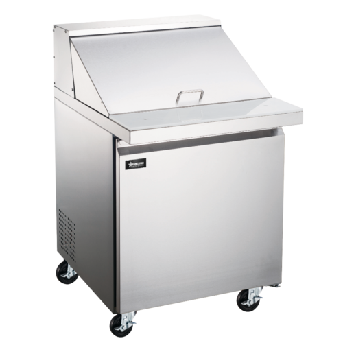 Omcan 50049 27 Inch Refrigerated Counter Mega Top Sandwich Salad Table