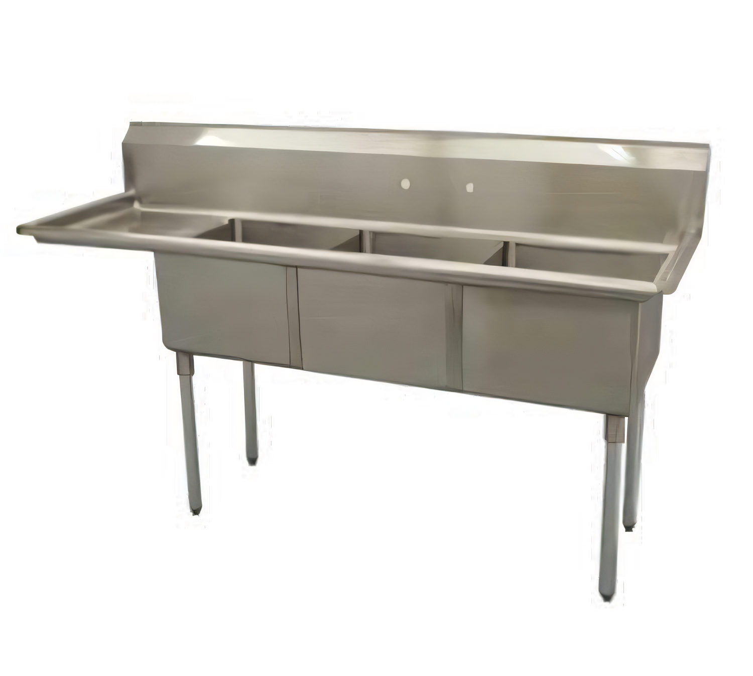 Serv-Ware D3CWP1818L-18 Compartment Sinks