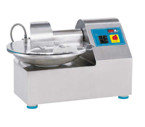 Omcan 46215 34 Inch Electric Food Cutter with Digital Thermometer and 3 Knife Head