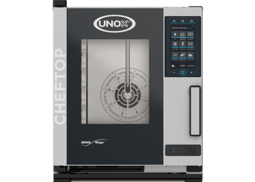 UNOX XACC-0513-EPRM - ChefTop MIND.Maps™ Plus Compact Combi Oven, electric, countertop, (5) 1/1 GN or (5) 12"x20" hotel