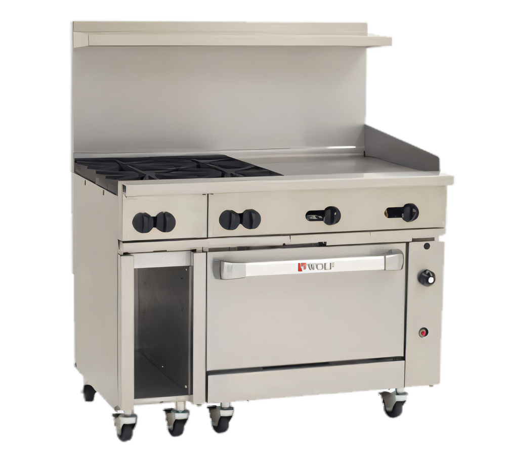 Wolf C48C-4B24G Challenger XL Gas Ranges