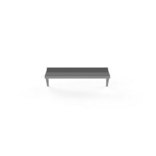 Atosa USA, Inc. SWS1260/304 - Wall Shelf, 60"W x 12"D x 10"H, 2 brackets, 18 Ga., 430 stainless steel, NSF