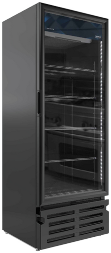 Omcan 45445 32 Inch 19.2 cu ft Glass Door Refrigerator Reach-in 1 Section