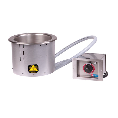 Alto-Shaam 700-RW - Halo Heat® Hot Food Round (Soup) Well, Drop-In, Electric, 7 quart capacity, adjustable thermostatic