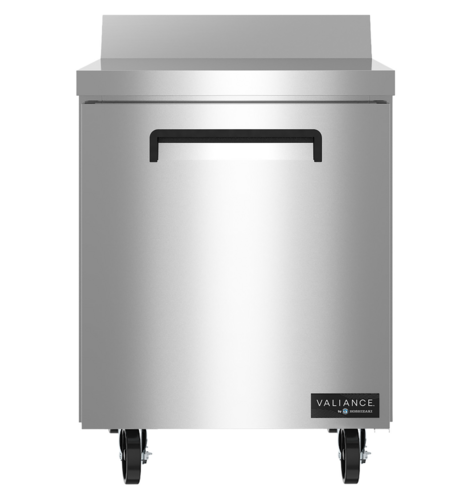 Hoshizaki VWR27A - Valiance Series Worktop Refrigerator, reach-in, one-section, 27"W, 6.33 cu. ft., self-contained