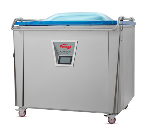 ORVED CUISSON 103H - (1921012P) Cuisson 103H Vacuum Sealer, floor model, 26.8" x 40.7" x 9" single chamber, 2x 4.1/3.5"
