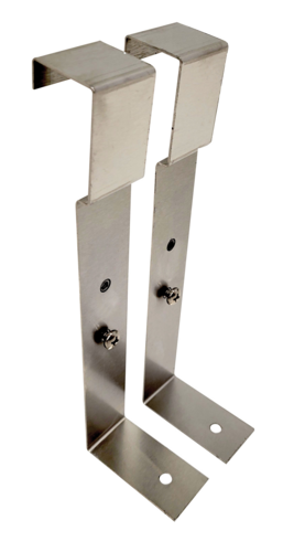Advance Tabco PR-STRAP-X - Special Value Strap Hangers, for KS-2K & BK Series speed rails only, stainless steel (pair)