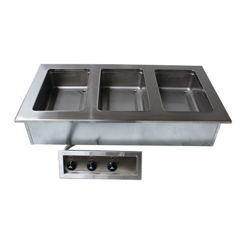 Advance Tabco DISW-3-240 - Hot Food Well Unit, drop-in, electric, 44-1/2”W x 24-1/2