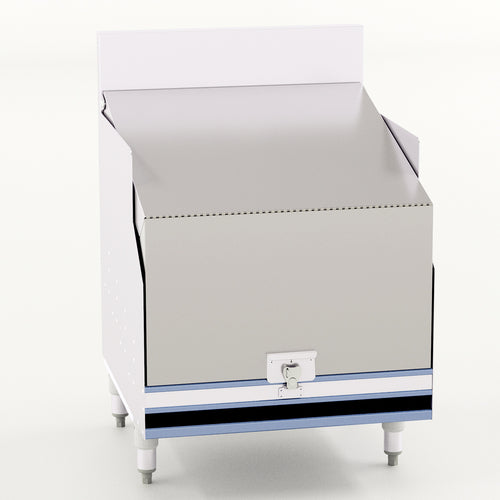 Advance Tabco PRLC-24 - Prestige Liquor Bottle Display Unit Cover, fits PRLR-24, stainless steel, includes: padlock & (2)