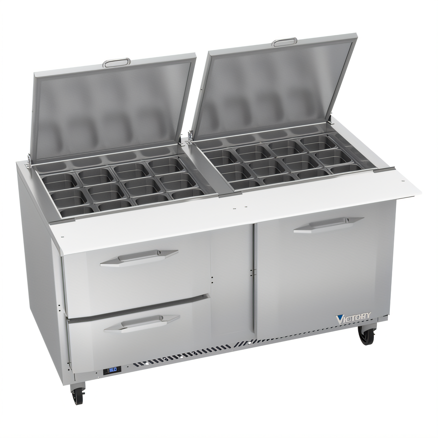 Victory VSPD60HC-24B-2 UltraSpec™ Refrigerated Prep Tables